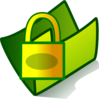 Folder Locked Clip Art